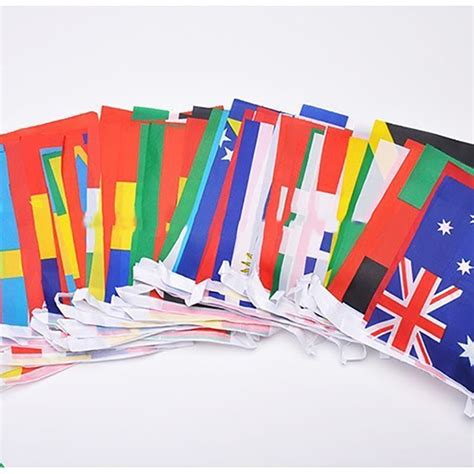 New 32 Flags String Flag Countries Banner Flags World Cup 32 Teams