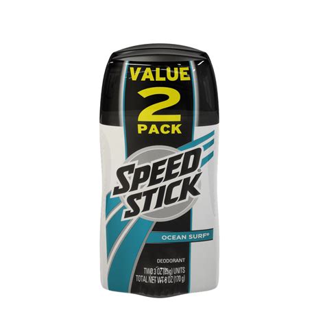 Speed Stick Mens Deodorant Ocean Surf 3 Oz Twin Pack