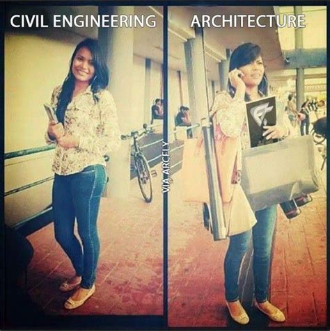 Civil Engineering Vs Architect Architecture Memes Architecture