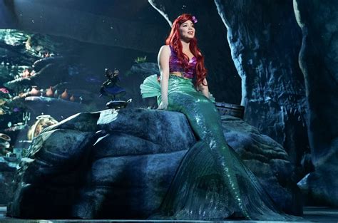 auli i cravalho sings ‘part of your world in ‘the little mermaid live billboard billboard
