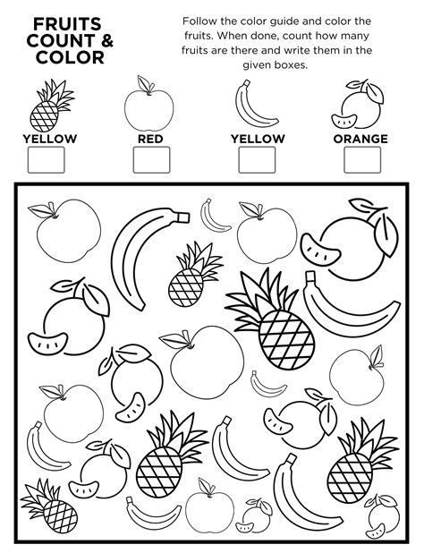 Activity Coloring Sheets For Kids