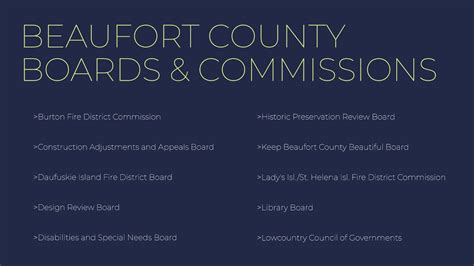 Beaufort County Boards And Commissions Youtube