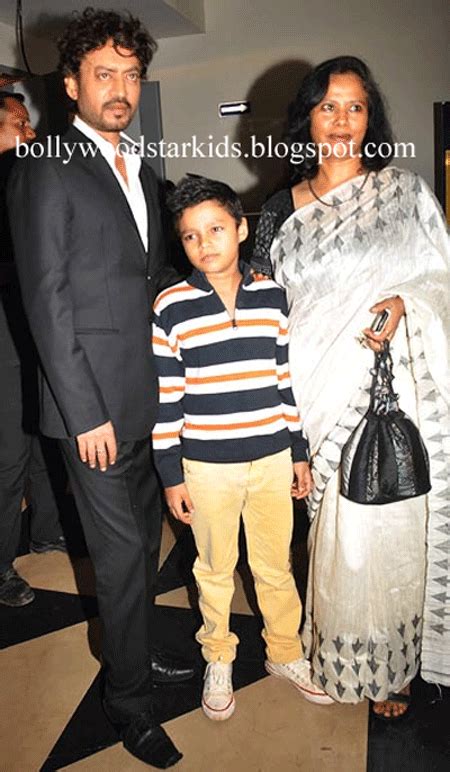 Bollywood Star Kids Irrfan Khan With Wife Sutapa Sikdar Khan And Son