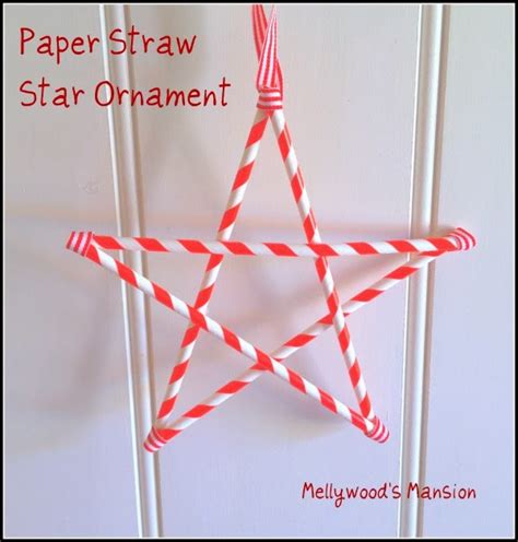 Mellywoods Mansion Paper Straw Stars