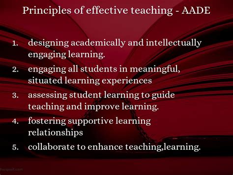 Effective Teaching Principles By Grace Dittrich