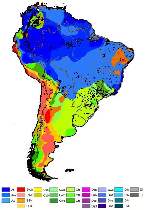 South America Climate Zones