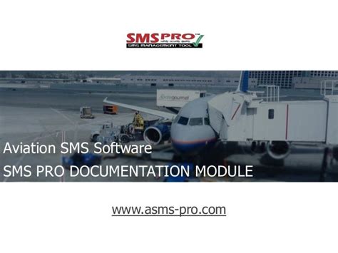 Sms Pro Documentation Aviation Sms Software Modules For Airlines