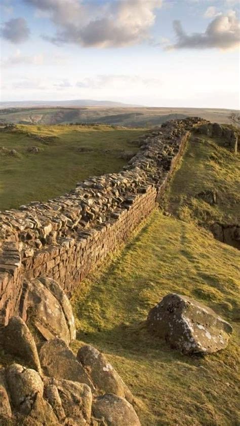 Hadrians Wall Also Known As The Roman Wall Or Picts Wall Is A