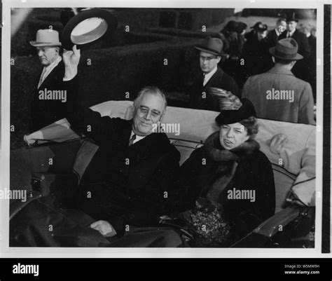 Franklin D Roosevelt And Eleanor Roosevelt Stock Photo Alamy
