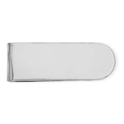 Engravable Sterling Silver Money Clip Personalized Engraved Monogram