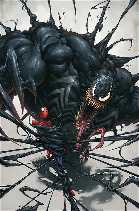 Ninja Art Venom Vs Spiderman Fanart