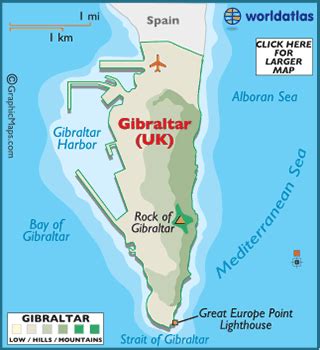 Gibraltar gibraltar, the cornerstone of taseko's growth strategy. Map of Gibraltar - World Atlas