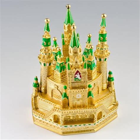 Moscow Kremlin Faberge Style Egg