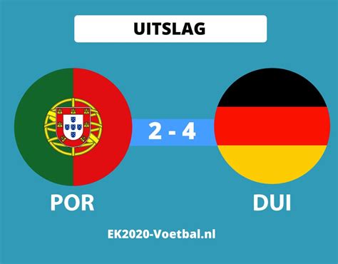 In dit uitshirt speelt het duitse voetbalelftal de uitwedstrijden tijdens euro 2021, maar ook. Duitsland wint 4-2 van Portugal in spannende groep F EK 2021