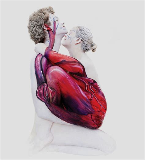 Altogether, there are 10 large organs in the body, which include skin, liver, brain, lungs, heart, kidney, spleen, pancreas, thyroid and joints. Unbelievable Body Art By Gesine Marwedel Turns People Into ...