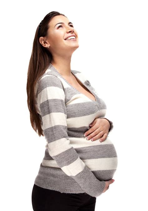 Pregnant Woman Touching Her Belly Free Stock Photos Stockfreeimages