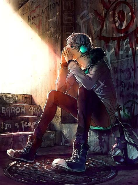 Mit einer tapete, lässt sich eine völlig neue atmosphäre in einem raum erzeugen. 50 Beispiele für digitale Anime-Kunst / Dekokin | Anime ...