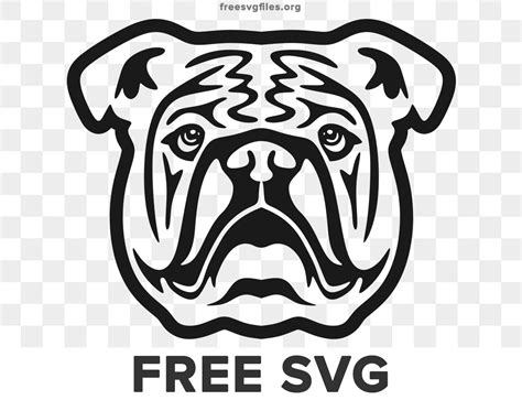 Bulldog Head Dog Svg Cut Files For Cricut And Silhouette