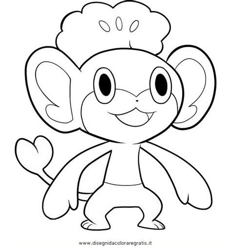 Pokemon Pansage Coloring Pages