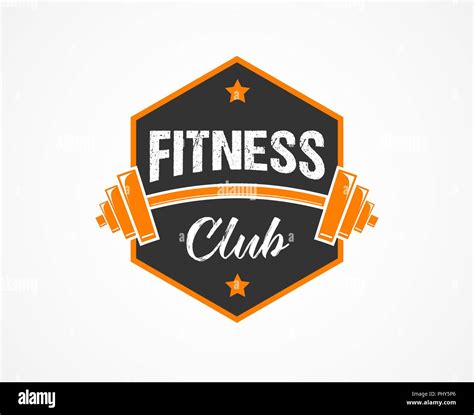 Fitness Crossfit Gym Emblems Label Badge Vector Logo And Element