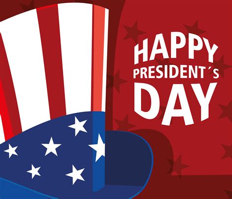 Label Happy President Day Greeting Card United States Of America