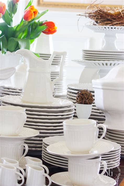 10 Great Tips For Using White Dishes Stonegable