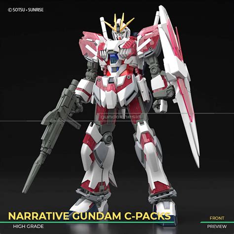 Hg Gundam Narrative C Packs Gundamnesia