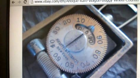Ebay Odometer 1800s Antique Rare Wagonbuggy Wheel Counter