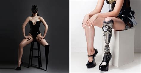 World S First Amputee Model And Pop Singer Shows Off Her Futuristic Leg Prosthetics In Her New
