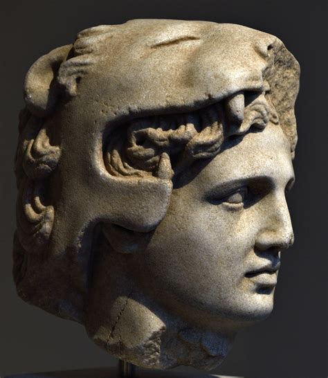 ~ Head Of Alexander The Great As Young Herakles Culture Greek Period
