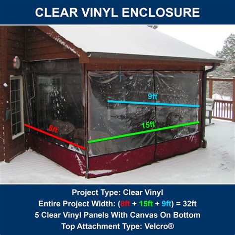Clear Vinyl Plastic Patio Enclosures Mosquito Curtains