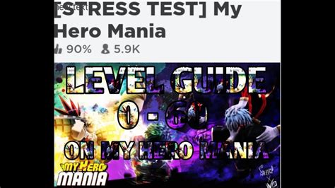 Heroes online codes can give items, pets, gems, coins and more. Level Guide On My Hero Mania |Roblox |Skypaylit - YouTube