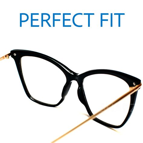fearless women eyeglasses cat eye clear lens shadz metal arms gafas oversized ebay