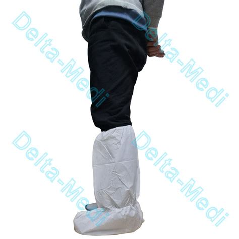 Sms Microporous Waterproof Disposable Surgical Shoe Covers