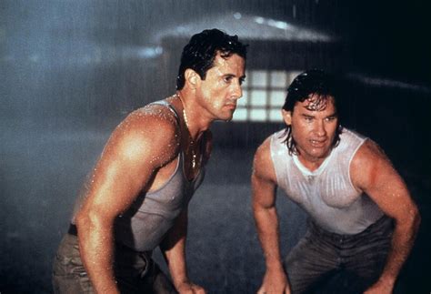 Sylvester Stallone As Lt Raymond Tango And Kurt Russell As Lt Gabriel Cash Greatest Props In