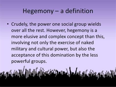 hegemony definition - Google Search | New words, Cool words, Critical ...