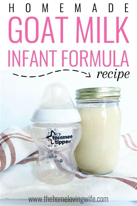 Baby Formula Goat Milk Baby Formula Homemade