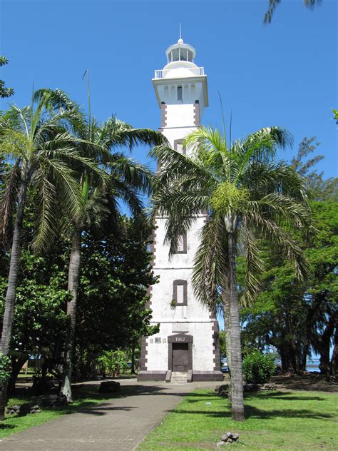 Point Venus Lighthouse Tahiti Beautiful Lighthouse Windmill Water