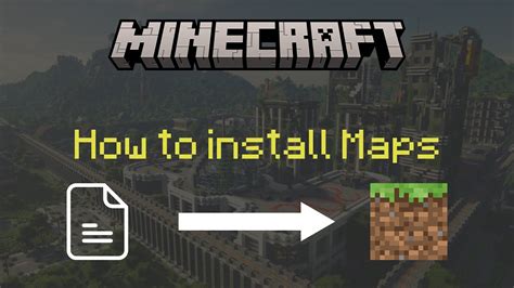 How To Install Map For Minecraft Pe Mcworld Mctemplate Youtube