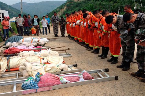 Rescuers searched late into the night after the magnitude 6.4 quake struck petrinja and nearby towns. China Earthquake: Rescue Workers Dig Survivors out of ...