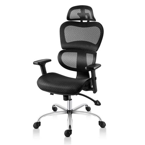 Mesh office chair high back ergonomic swivel chair. Smugdesk Ergonomic Office Chair High Back Mesh Chairs With ...