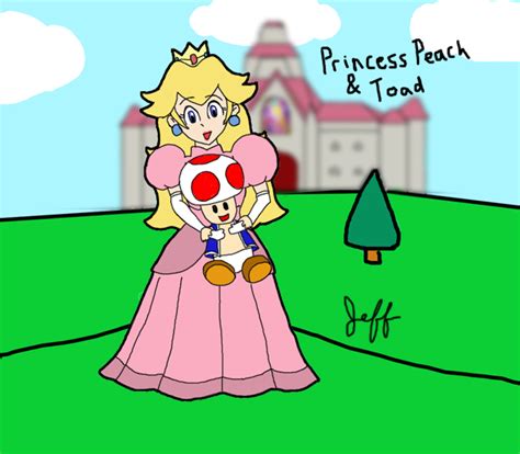 Peach And Toad By J3 Proto On Deviantart