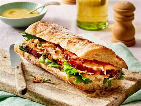 Belegte Baguettes Knuspriges Stangenbrot Deluxe Rezepte Fingerfood