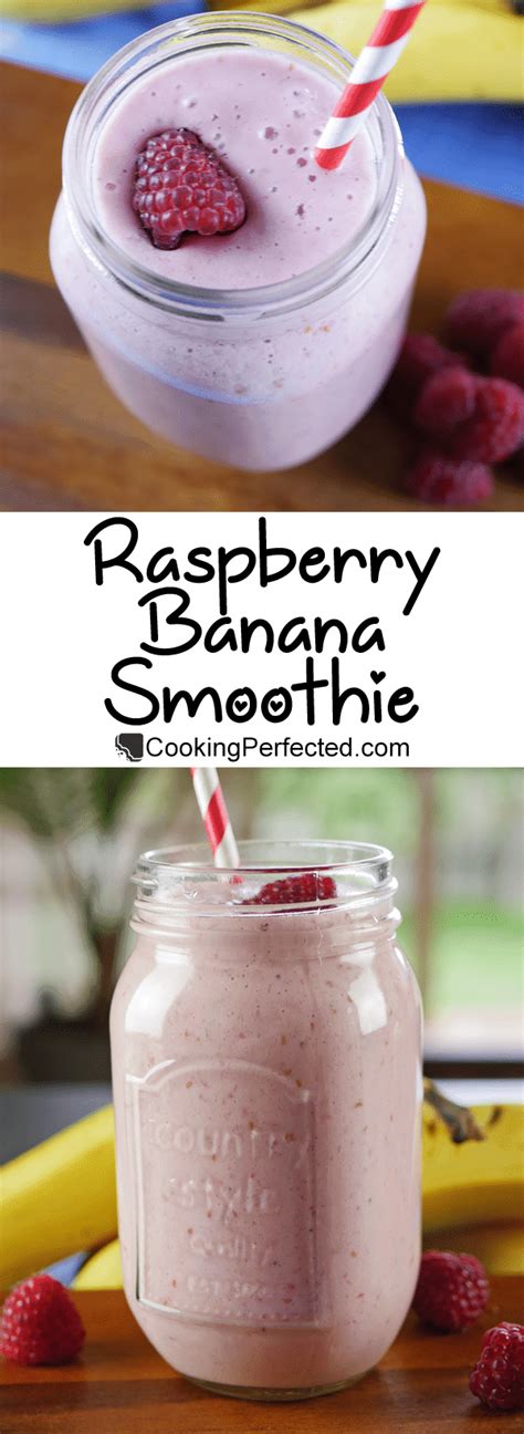 A Super Simple Raspberry Banana Smoothie Recipe Banana Smoothie