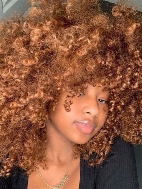 Red Hair Colored Curly Hair Highlights Curly Hair Hair Color For