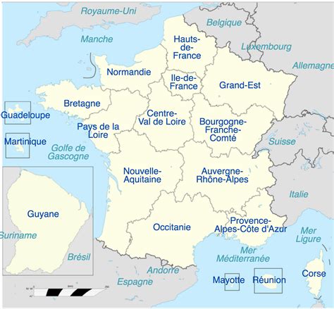 Ga je op vakantie naar normandië in frankrijk, dan krijg je hoe dan ook te maken met een van de drie c's van de streek: France - régions • Carte • PopulationData.net