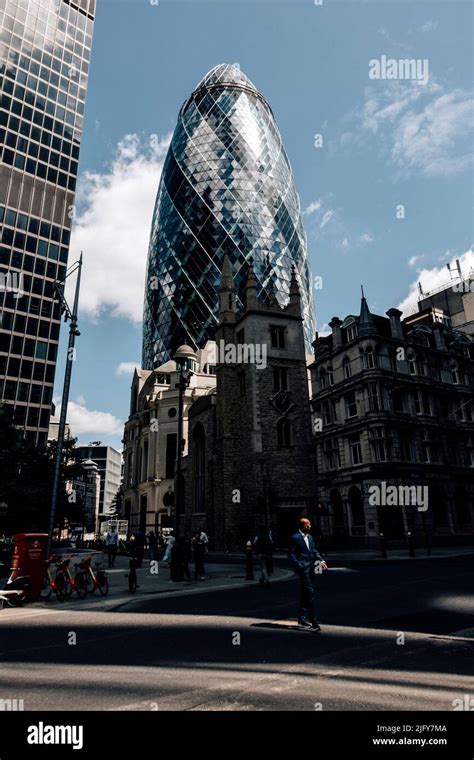 The Gherkin London Stock Photo Alamy