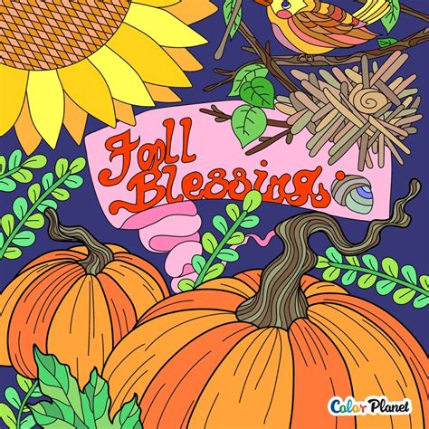 solve fall blessings jigsaw puzzle online with 81 pieces