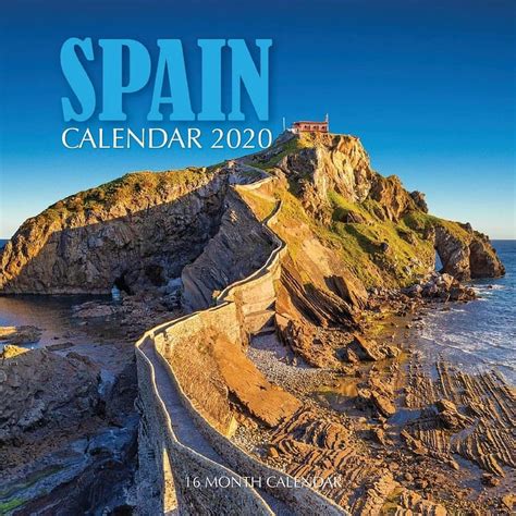 Spain Calendar 2020 16 Month Calendar Paperback