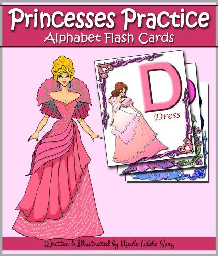 Princesses Practice The Alphabet Princess Abc Flash Cards